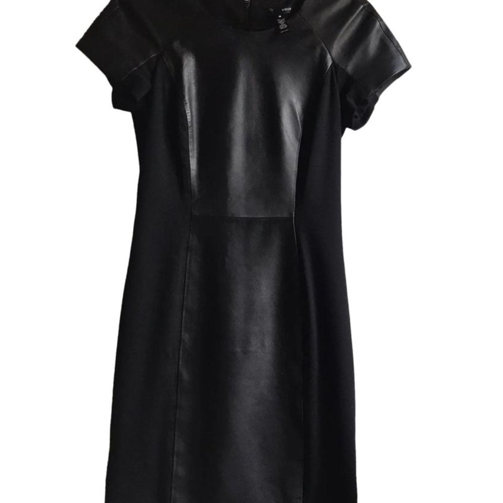 Black leather Aqua dress